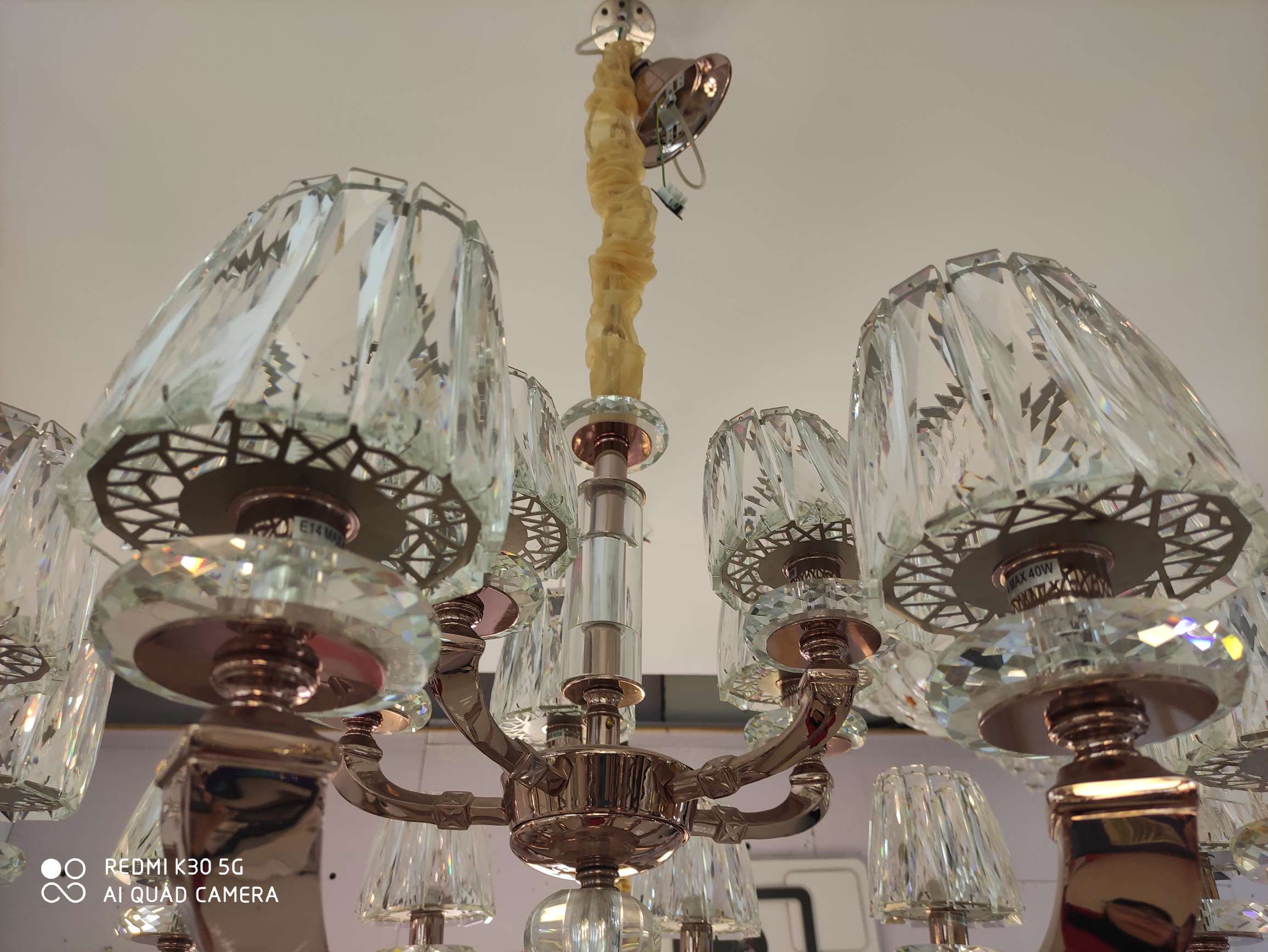 美洛尼15头吊灯详情图1