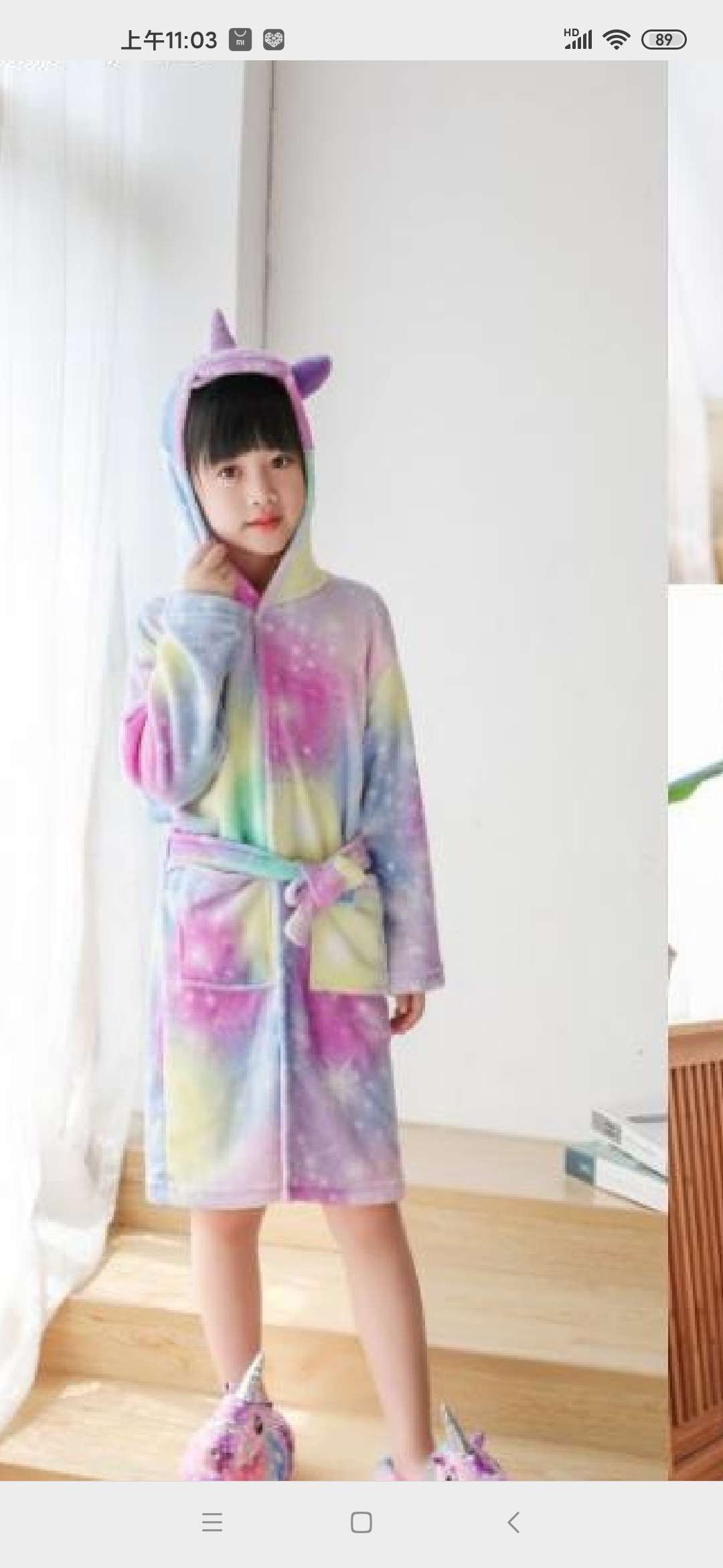法兰绒浴袍产品图