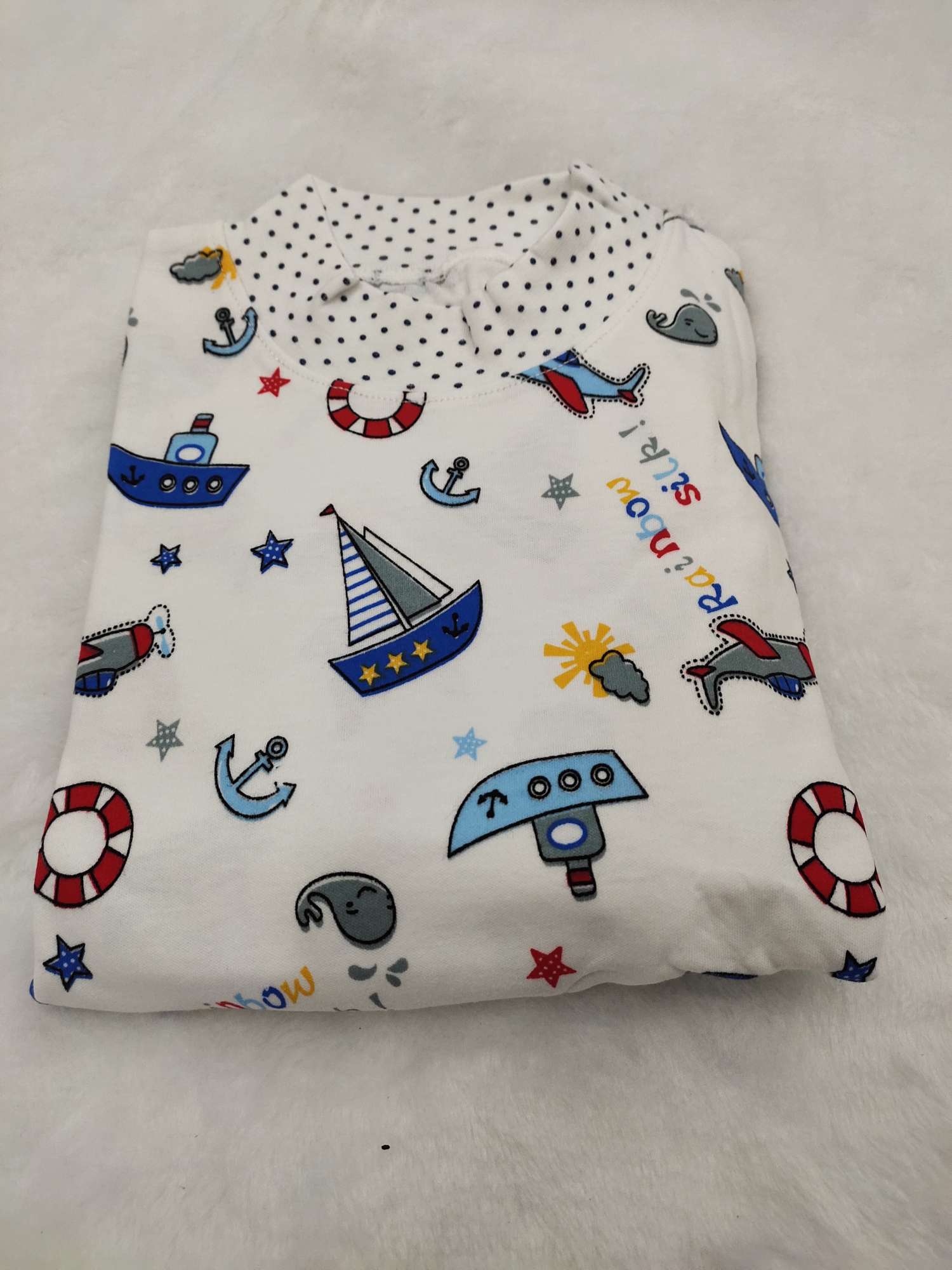 童家居服实物图