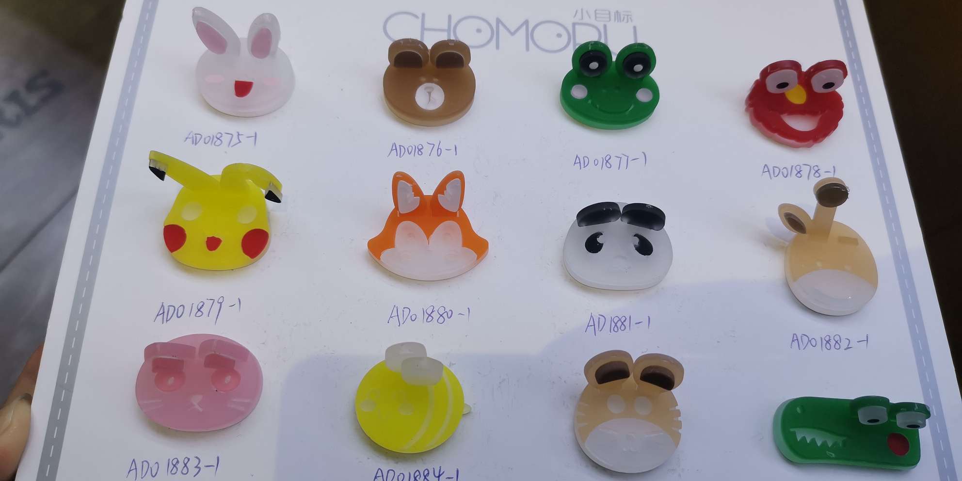 Double-layer cartoon acrylic jewelry that has become a hit online detail image 3