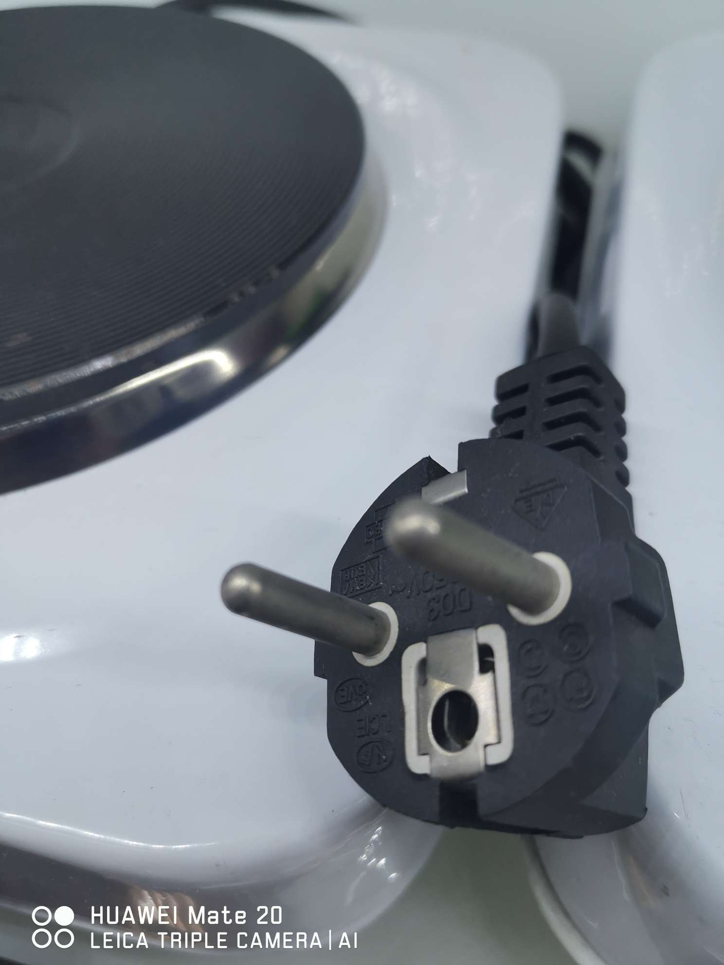 Single-burner electric stove detail image 3