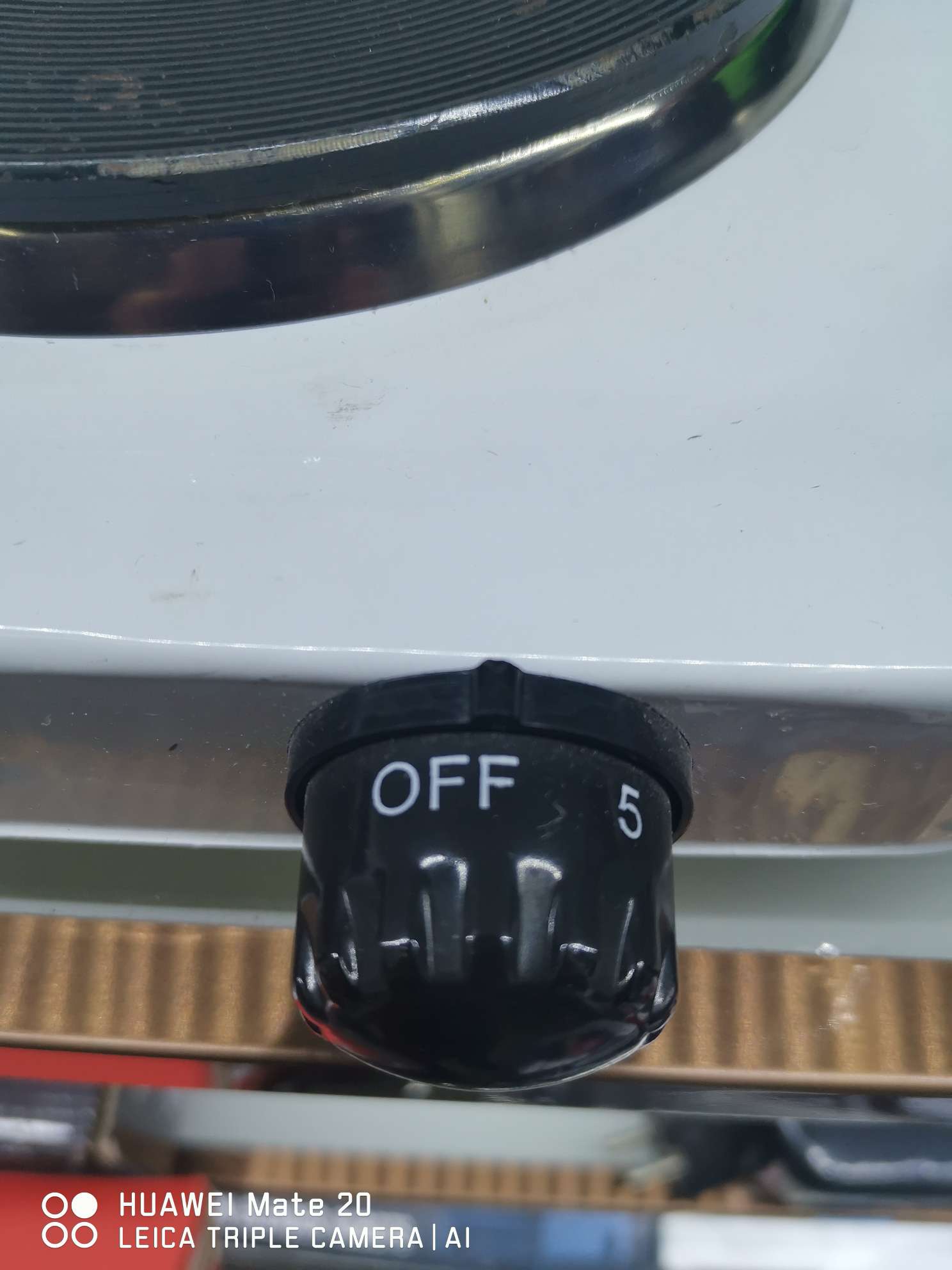 Single-burner electric stove detail image 1
