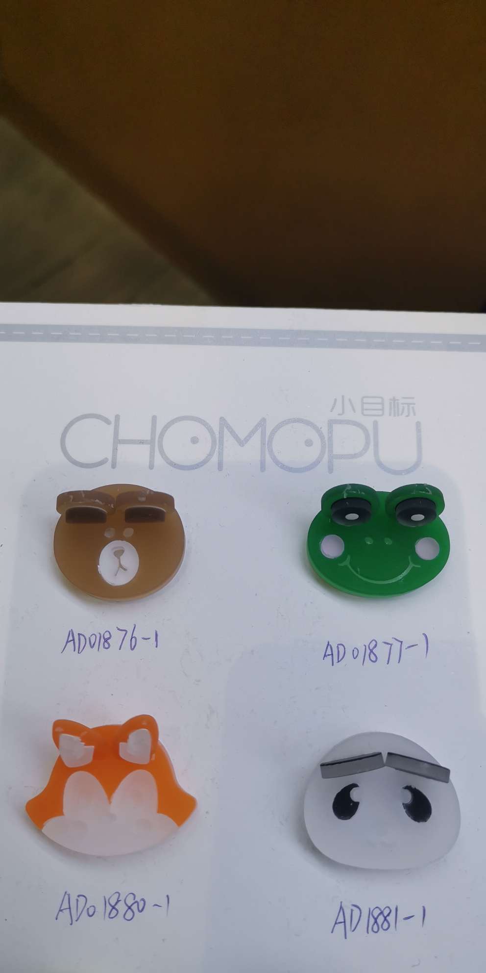 Double-layer cartoon acrylic jewelry that has become a hit online detail image 2