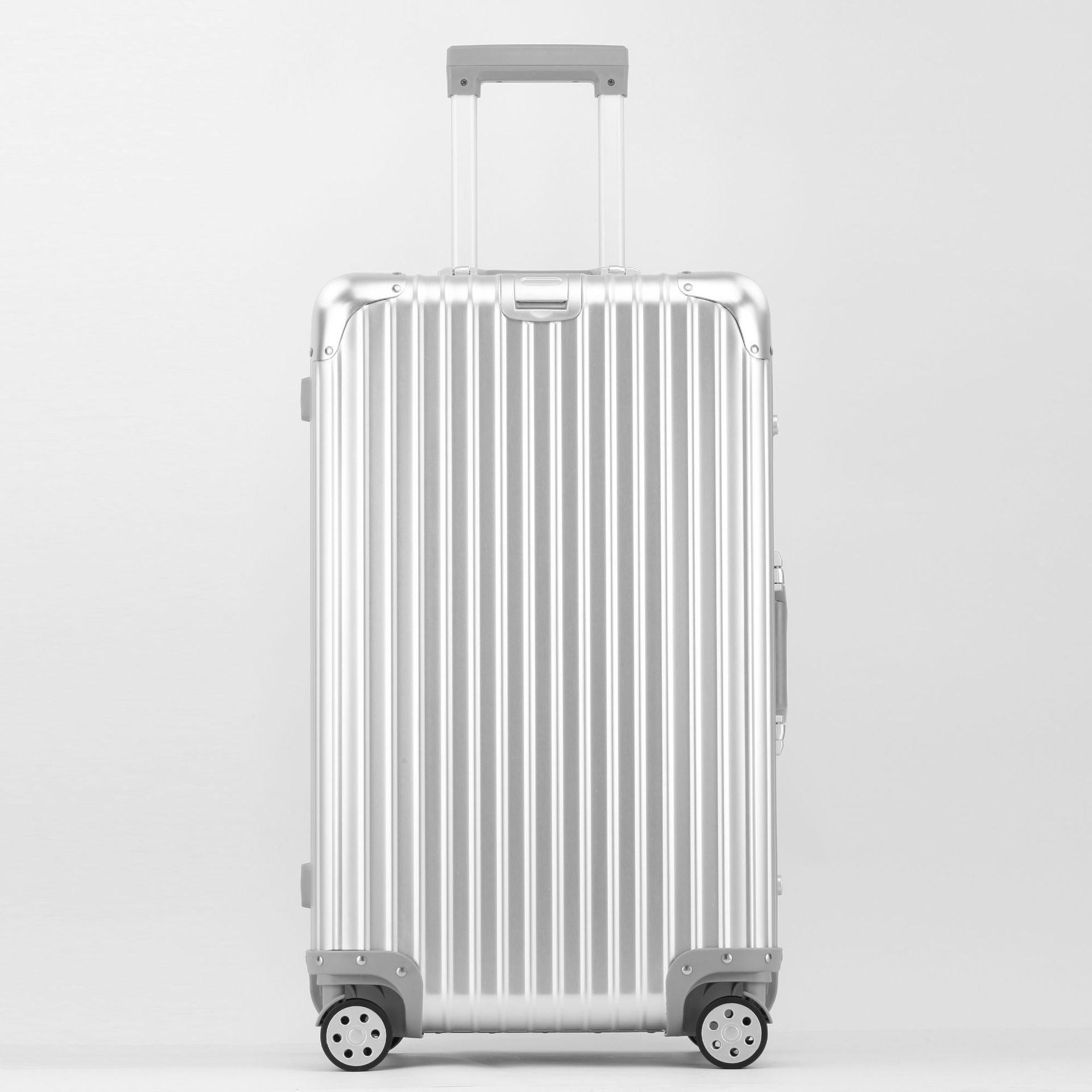 新款学生旅行箱铝框拉杆箱大容量行李箱硬壳箱子万向轮09