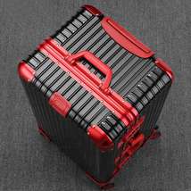 新款学生旅行箱铝框拉杆箱大容量行李箱硬壳箱子万向轮05