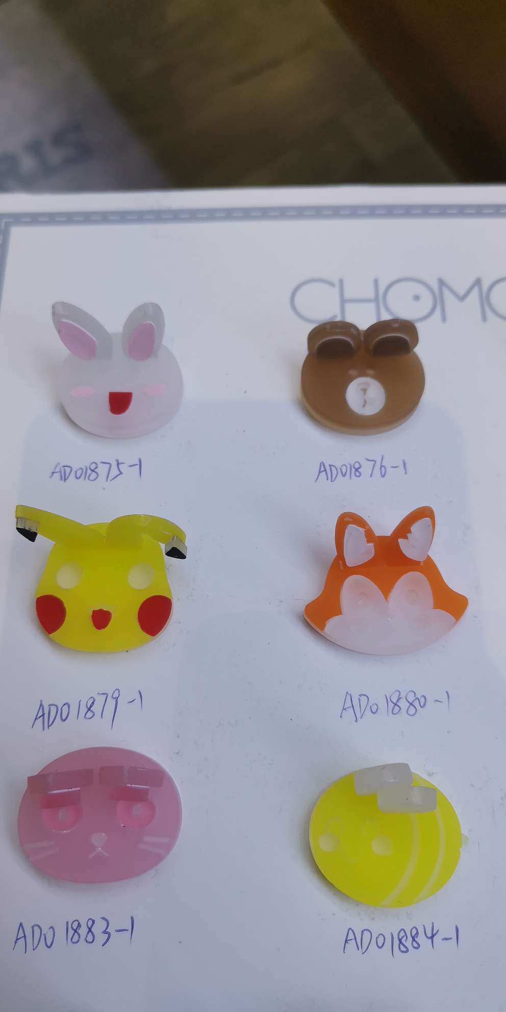 Double-layer cartoon acrylic jewelry that has become a hit online details Picture