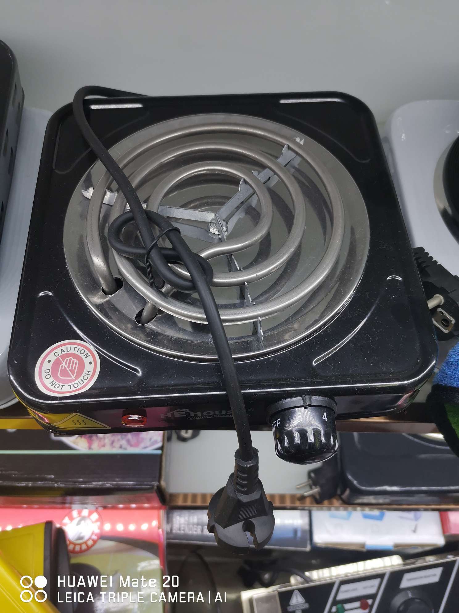Electric stove, single-burner, multi-functional Specification image