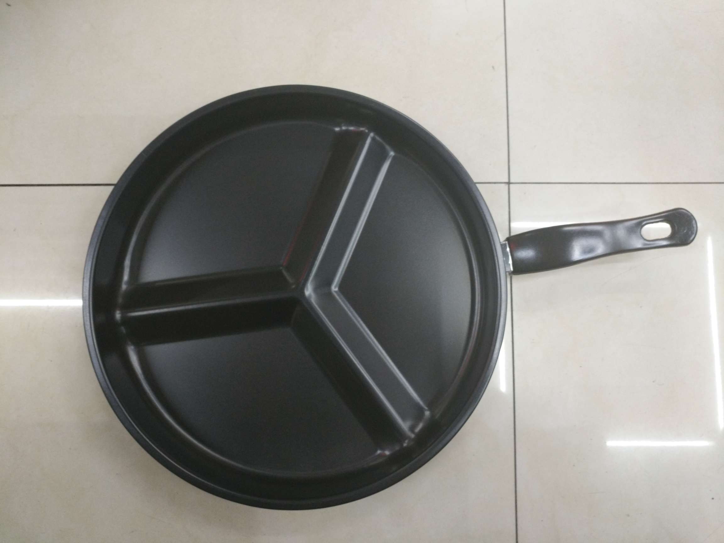 三分锅 二分，三分平底锅 带盖平底煎锅详情图1