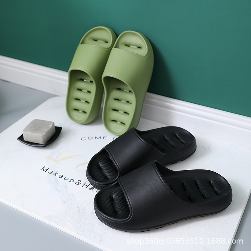 踩屎感拖鞋洗澡防滑镂空漏水按摩拖鞋，颜色多样，情侣鞋，家庭鞋产品图
