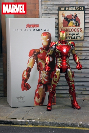 合金金属钢铁侠MK43MK50可动发光玩具模型七夕礼物