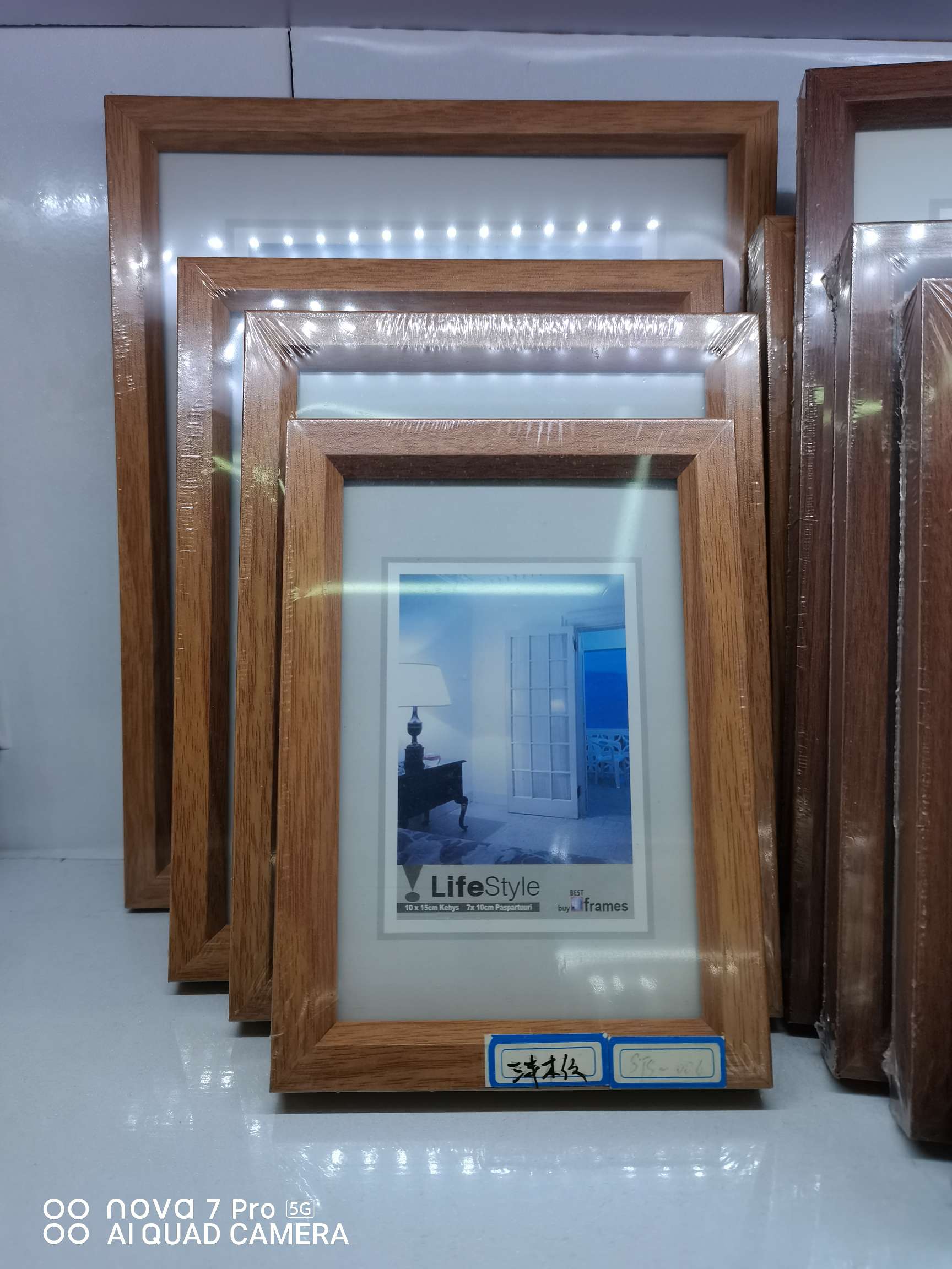 密度板相框挂墙摆台尺寸可选创意儿童现代宜家相架画框014型明羽