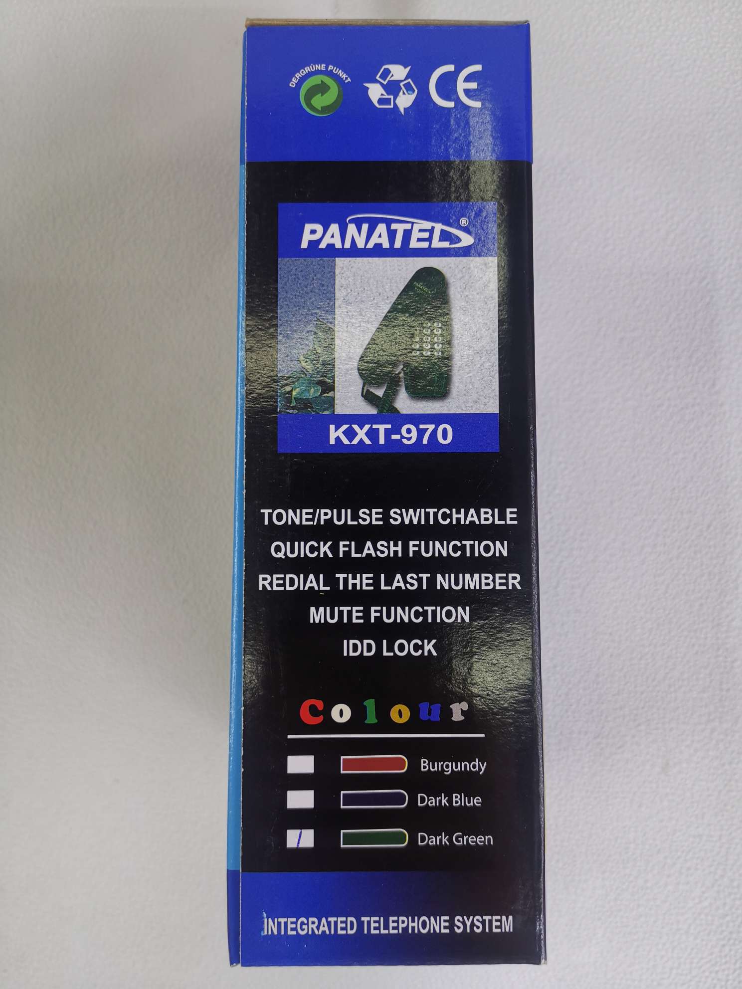 PANATELKXT-970英文商务办公酒店客房办公室英文外贸电话机详情图7