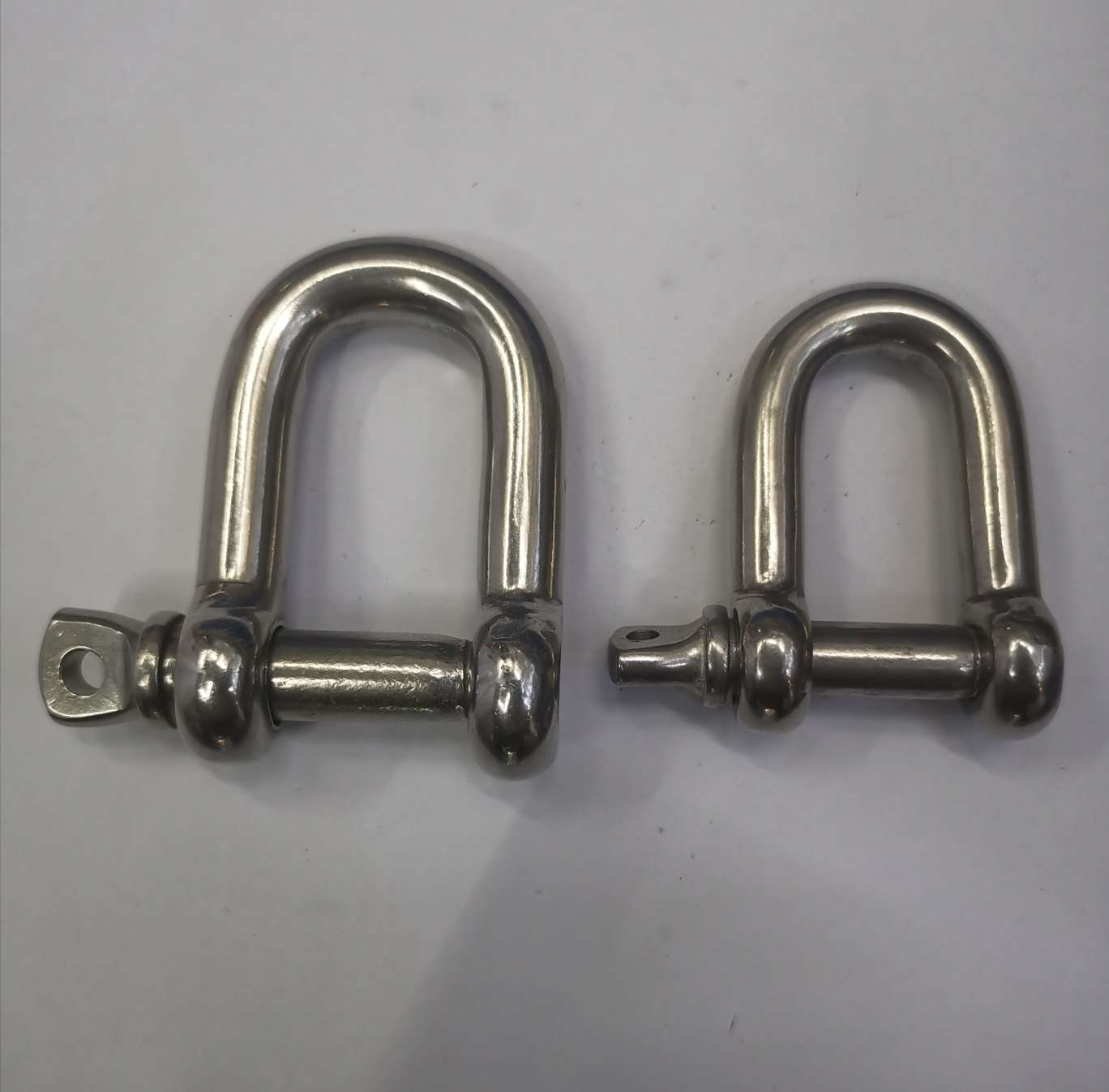 不锈钢304卸扣，D型卸扣，不锈钢连接环，锁具。