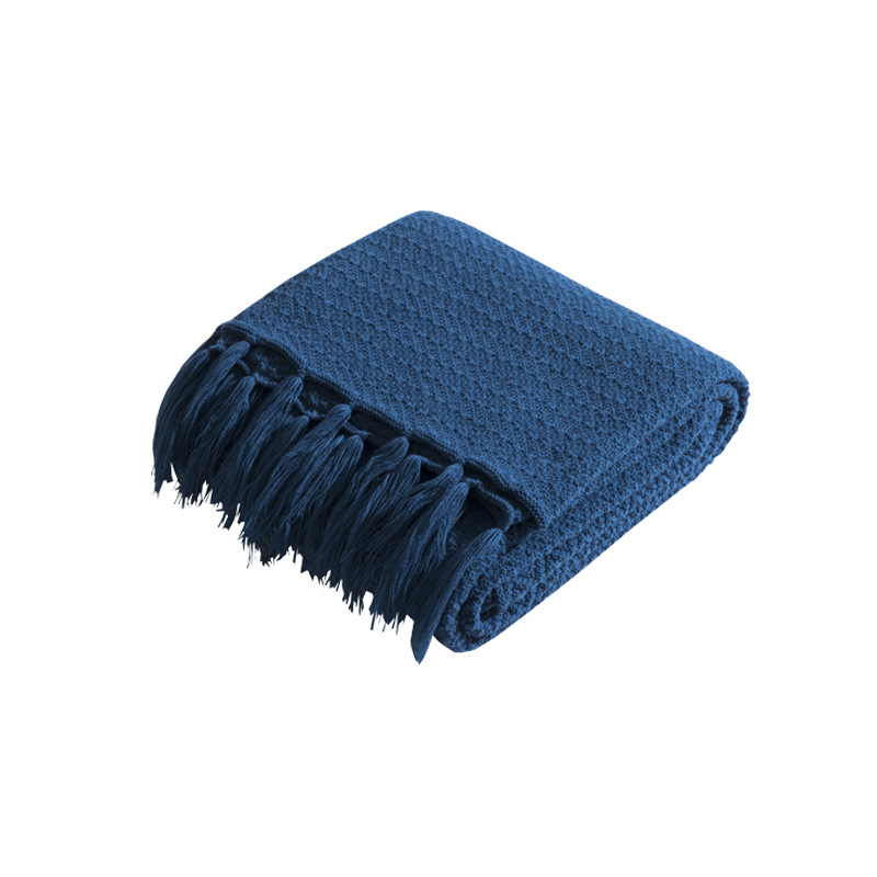 Acrylic blanket, knitted blanket, sofa blanket, home blanket, soft furnishings, photography props detail image 2