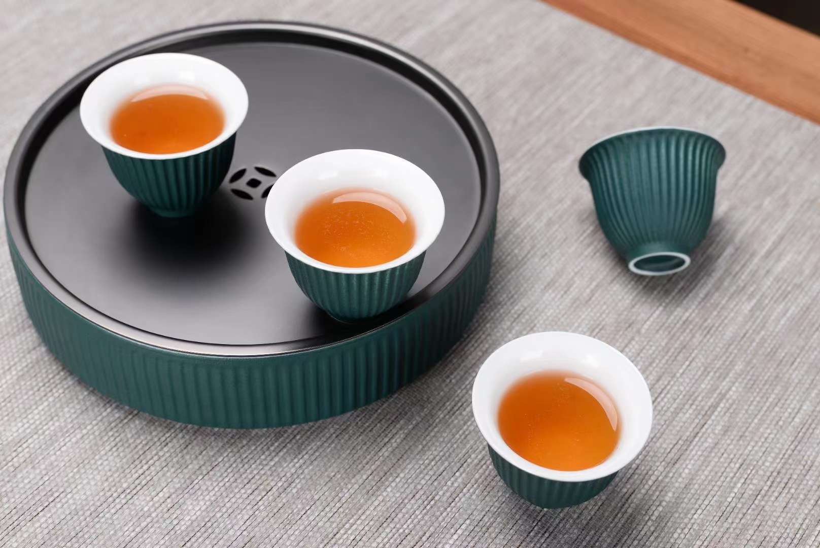 Ceramic Tea Set Travel Set Tao Li Home 009 Application Scenario