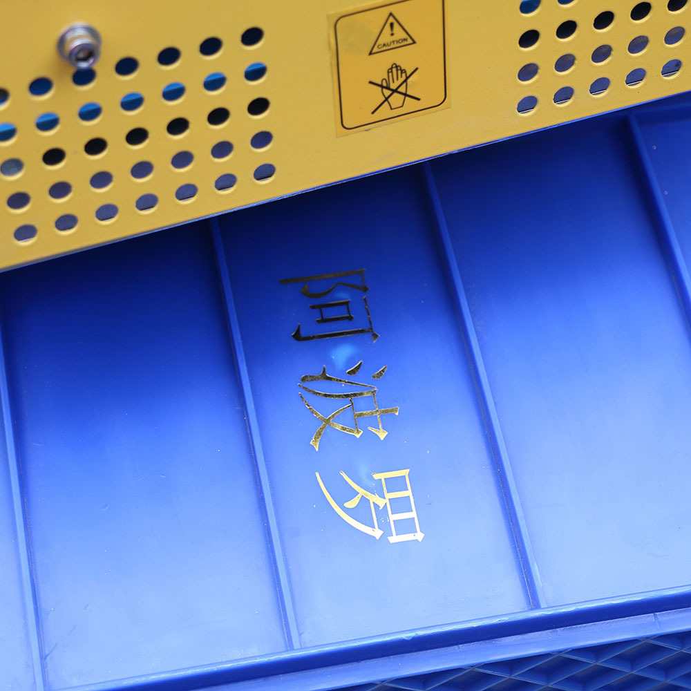 The size of the plastic box hot stamping machine can be customized. We are a powerful manufacturer of pneumatic box hot stamping machines with jumping code hot stamping capabilities Application Scenario