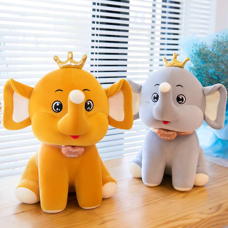 Plush toy crown elephant Specification image