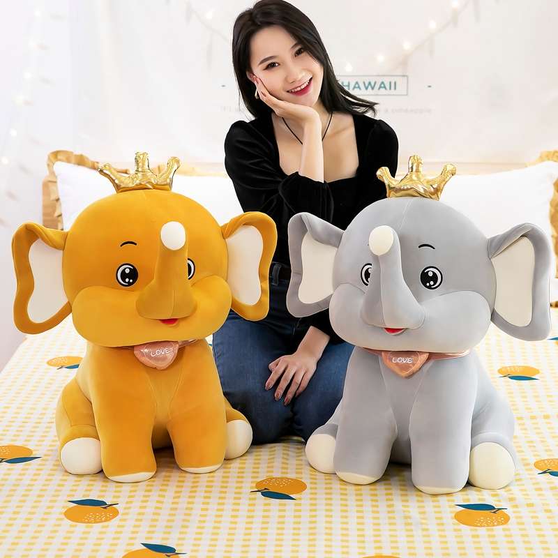 Plush toy crown elephant Application Scenario
