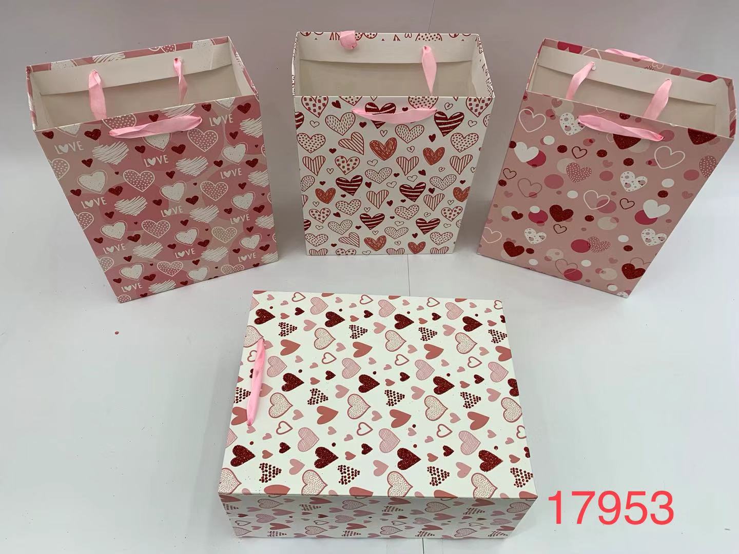 Kx17953 Paper Bag Gift Bag Christmas Bag Bag White Cardboard