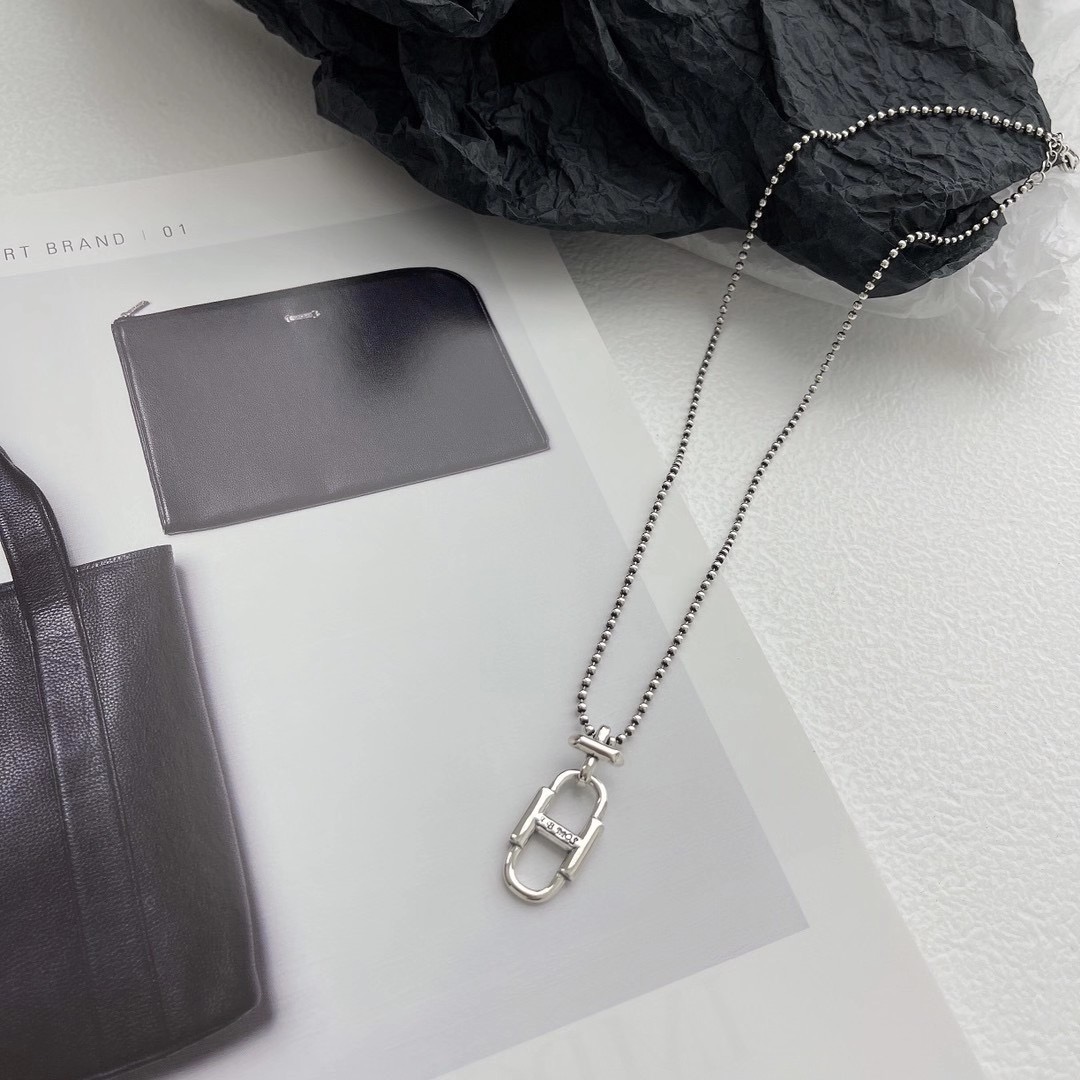 UKI SILVER and Ji S925 sterling silver figure-eight ring necklace Specification image