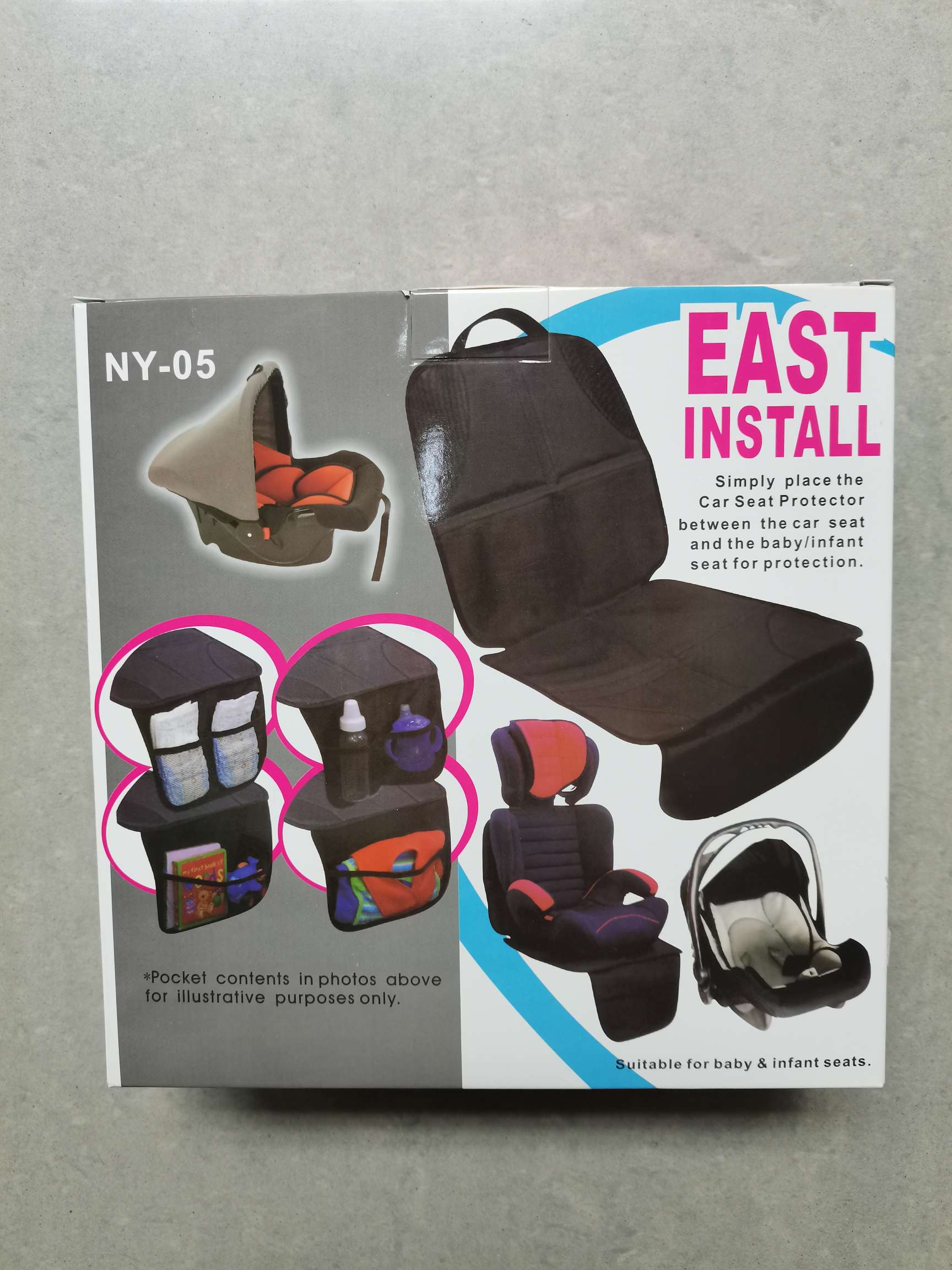 汽车儿童座椅保护垫 安全座椅防滑防磨汽车坐垫 汽车座椅保护垫产品图