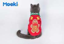 MOOKIPET Christmas gingerbread Man pet baby clothes