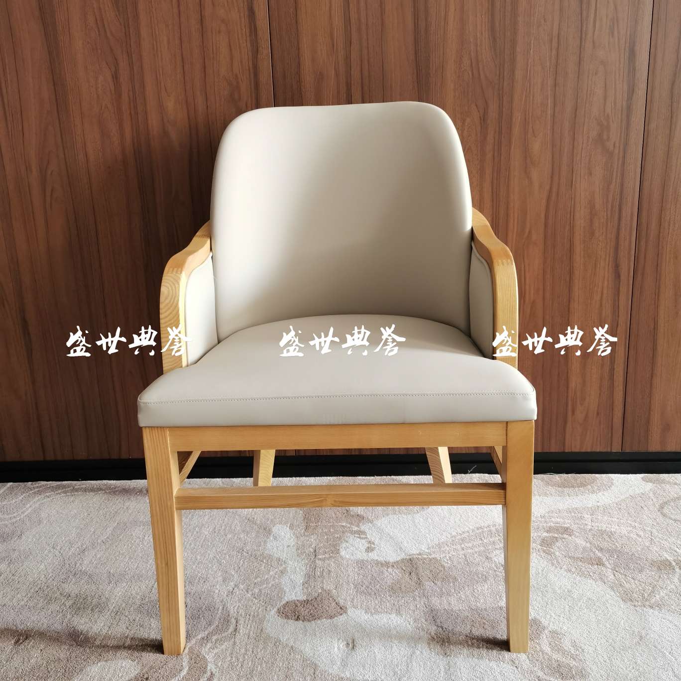 上海星级酒店实木餐桌椅国际大饭店包厢实木藤编椅子白蜡木扶手藤椅