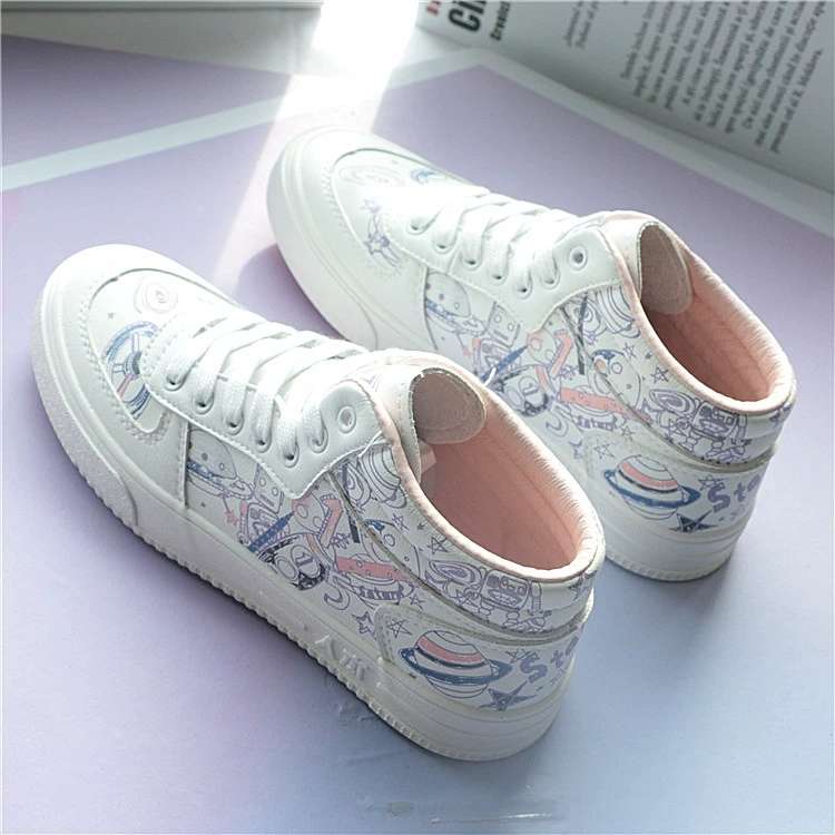 Spring 2021 Mid-top ultra-fine Women's Shoes 2709 Application Scenario