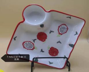 New ceramic dumpling plate details Picture