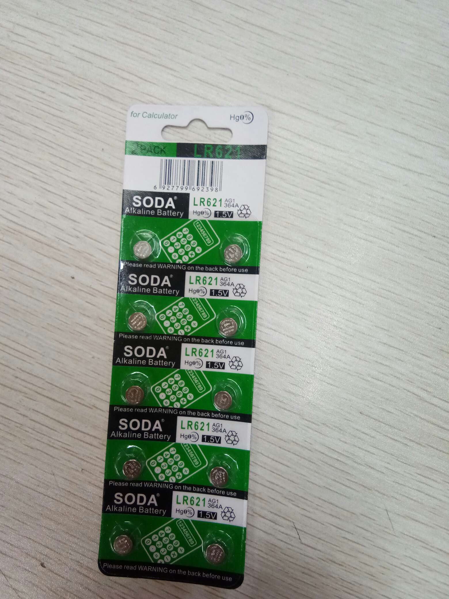 SODA AG4 纽扣电池626电子电池 377  1.55V手表电池