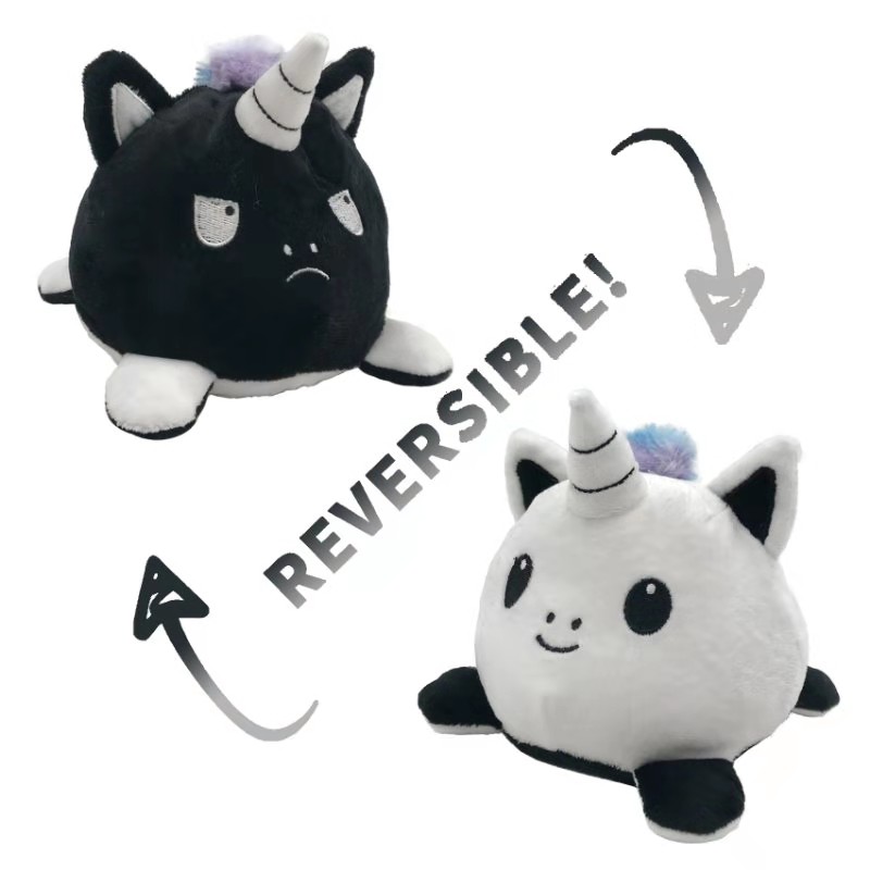 The best-selling plush toy, the unicorn flip figurine detail image 7