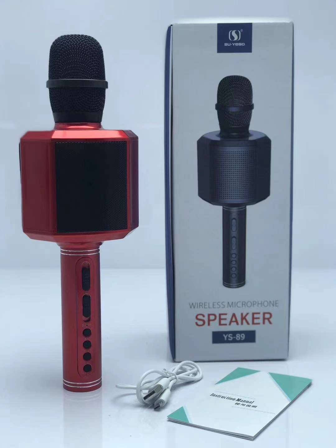 🆕 New microphone speaker available [rose] product model: YS-89 Packaging size: 300*100*105MM outer box size: 62*57*41C details Picture