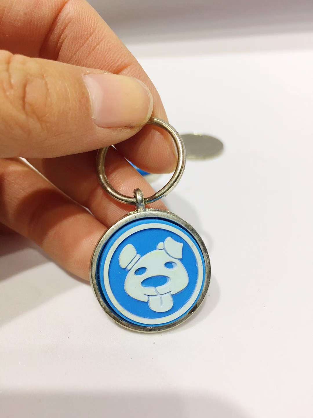 外贸宠物刻牌/宠物姓名刻牌/宠物用品刻牌白底实物图