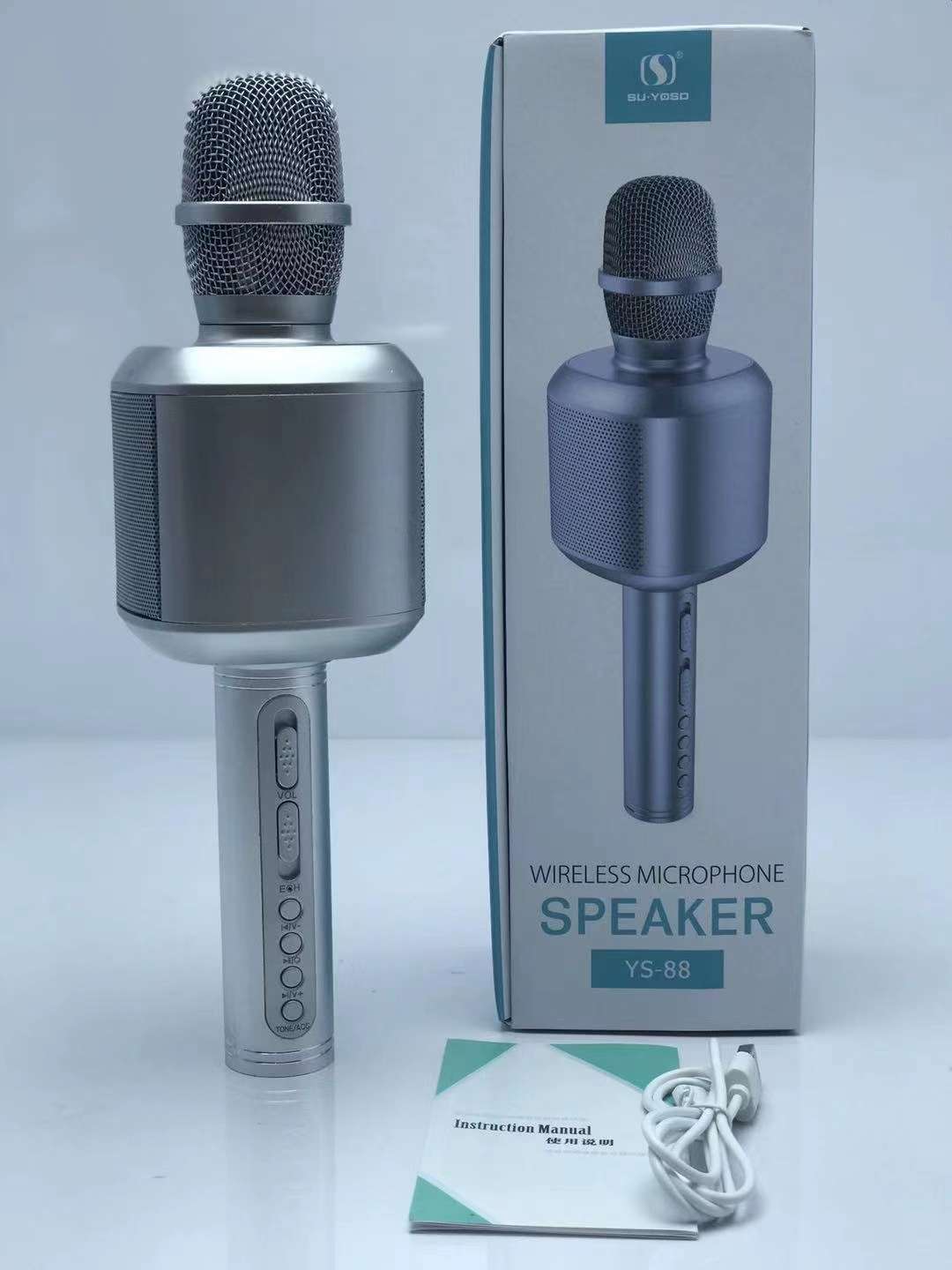The new microphone speaker is now available [Rose]. Product model: YS-88. Packaging size: 300*100*105MM. Outer box size: 62*57*41CM detail image 3