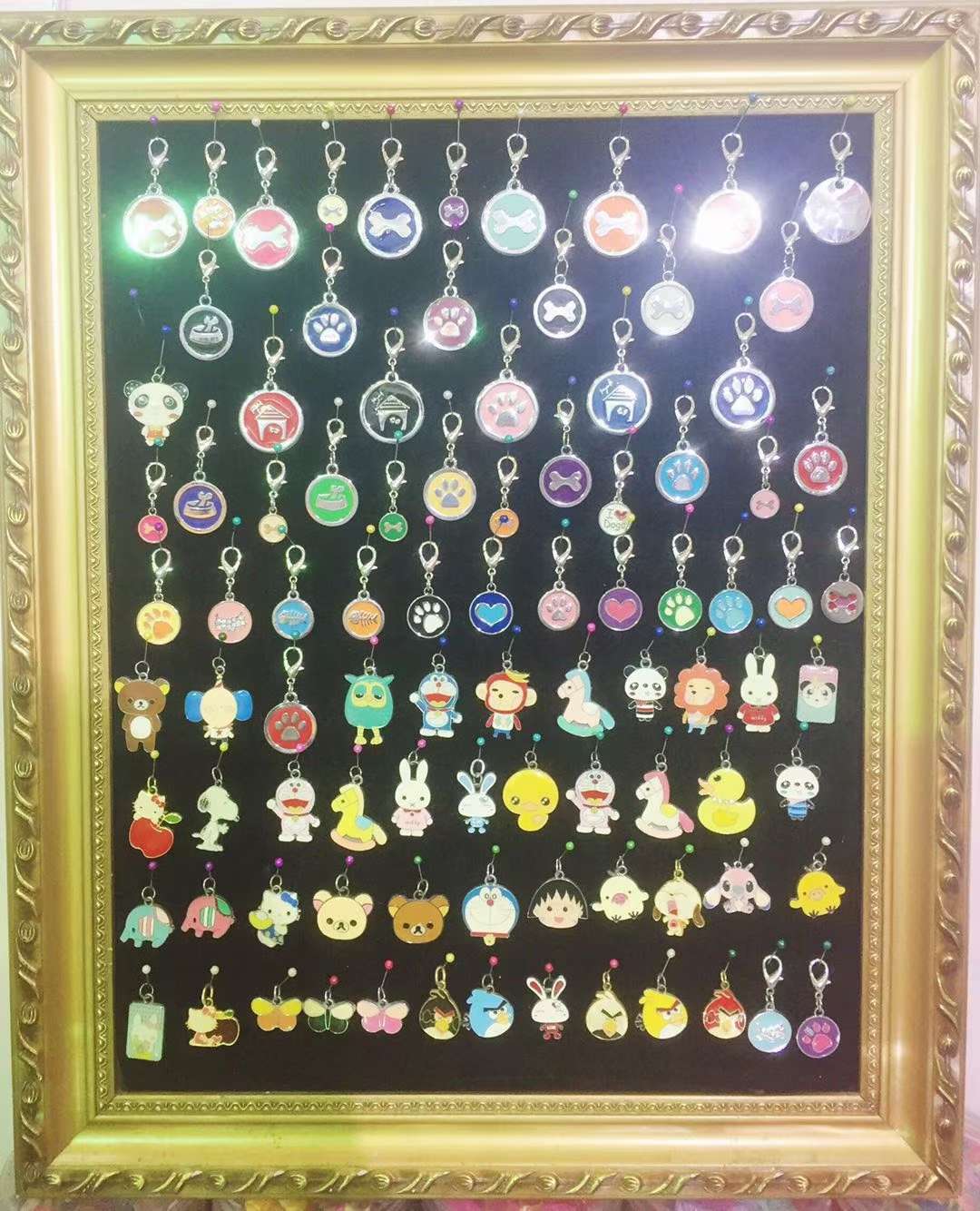 🎉外贸宠物刻牌，姓名牌
🎉正面PVC材质，反面不锈钢
🎉大号直径3cm左右，小号2cm左右
🎉原价3-5元，现价详情图8