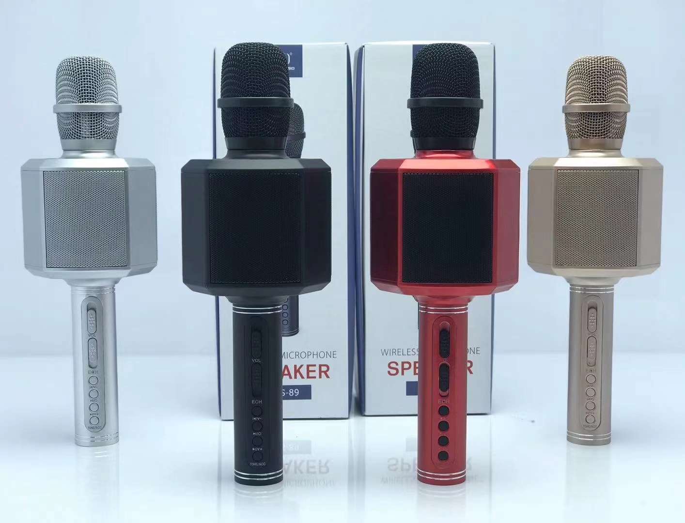 🆕 New microphone speaker available [rose] product model: YS-89 Packaging size: 300*100*105MM outer box size: 62*57*41C undefined