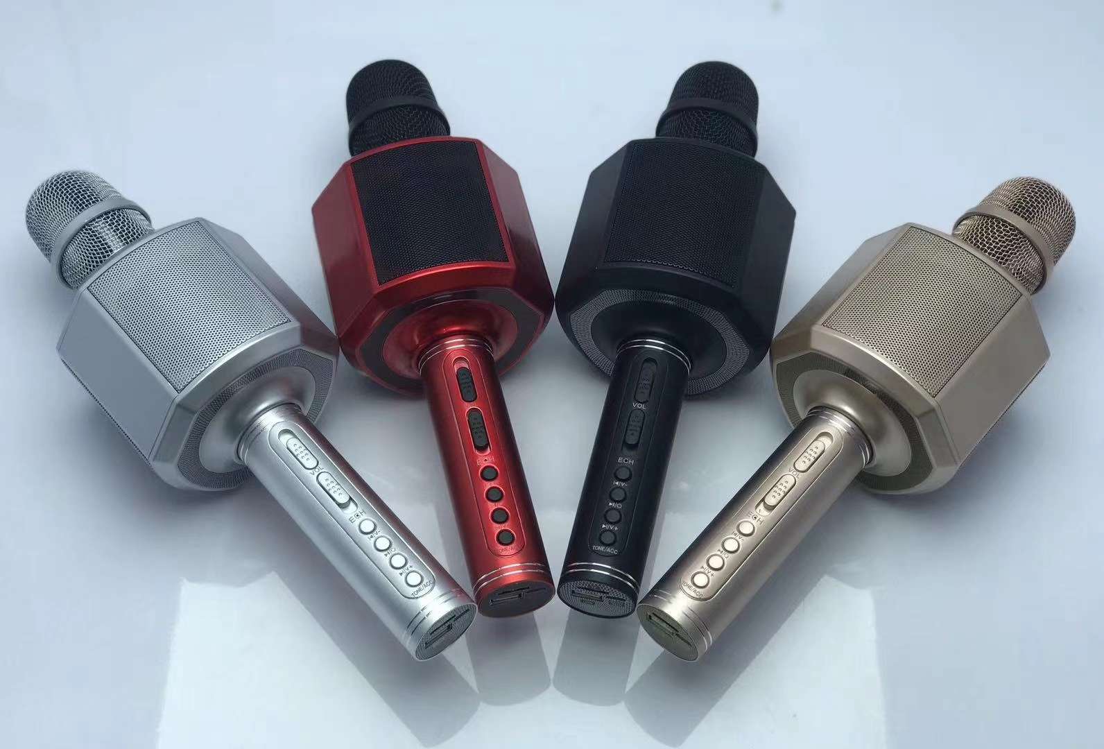 🆕 New microphone speaker available [rose] product model: YS-89 Packaging size: 300*100*105MM outer box size: 62*57*41C undefined