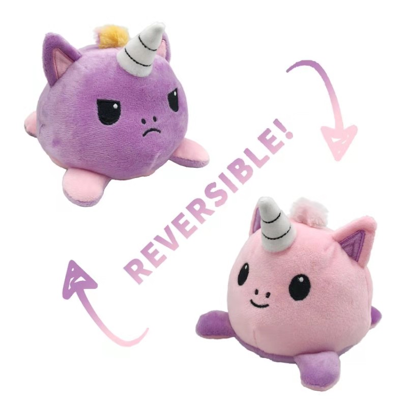 The best-selling plush toy, the unicorn flip figurine details Picture