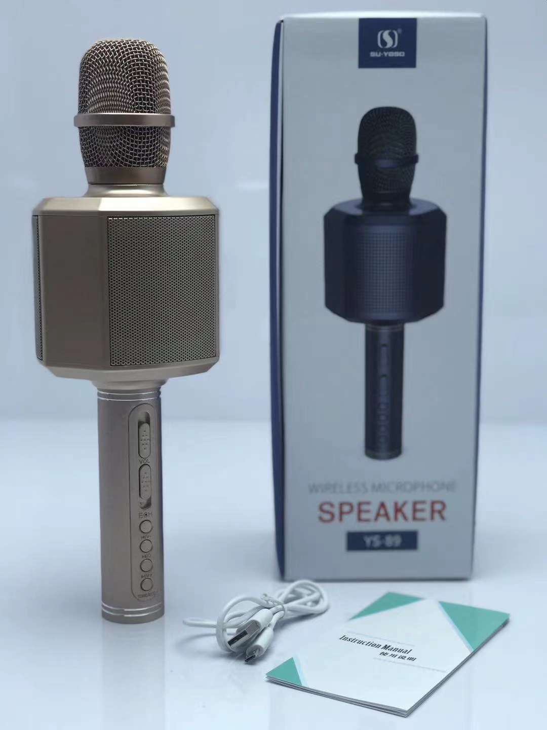 🆕 New microphone speaker available [rose] product model: YS-89 Packaging size: 300*100*105MM outer box size: 62*57*41C detail image 3