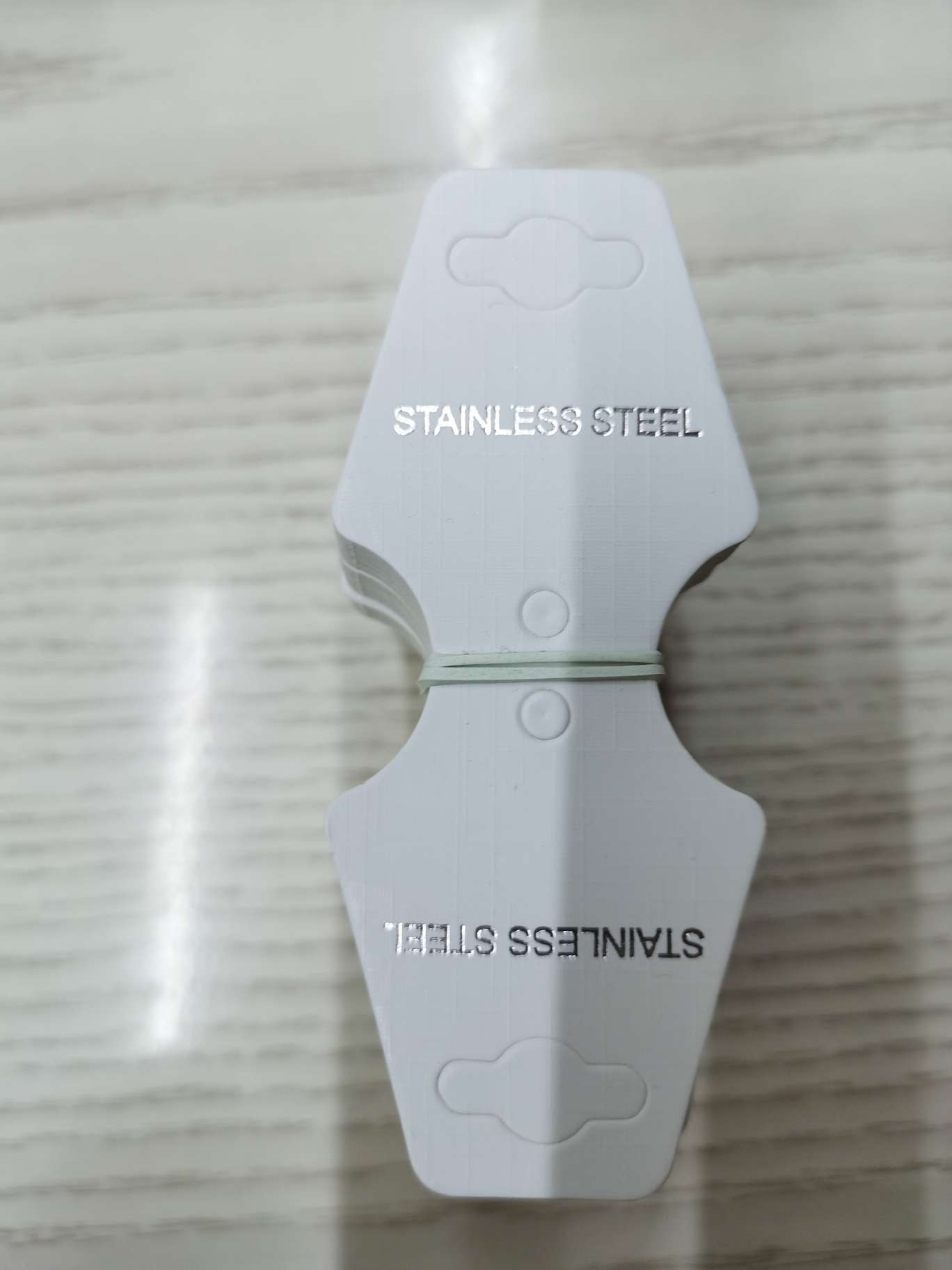 不锈钢项链手链两用卡纸92-4号吊卡产品图