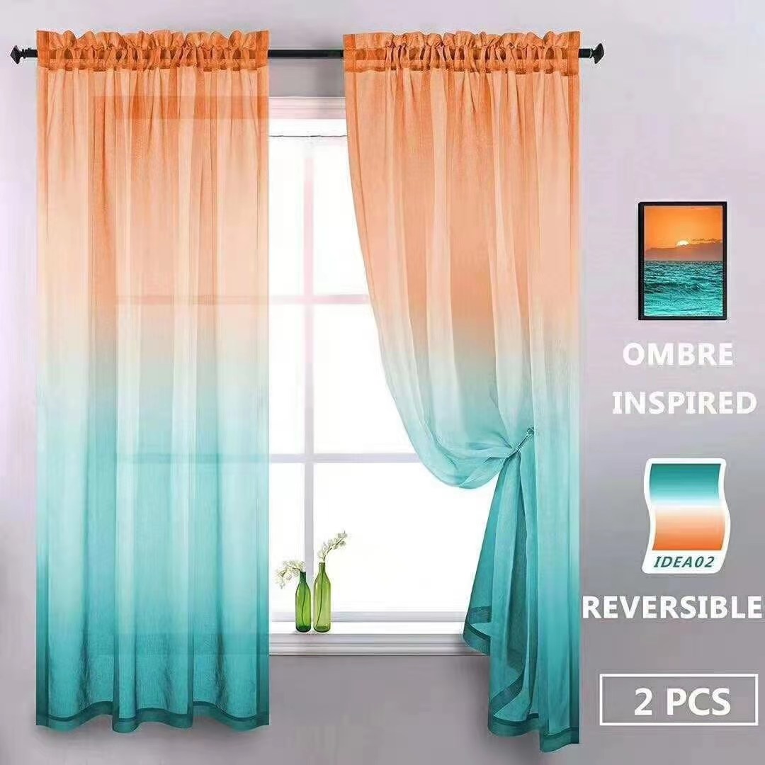 727# gauze curtains Item Picture
