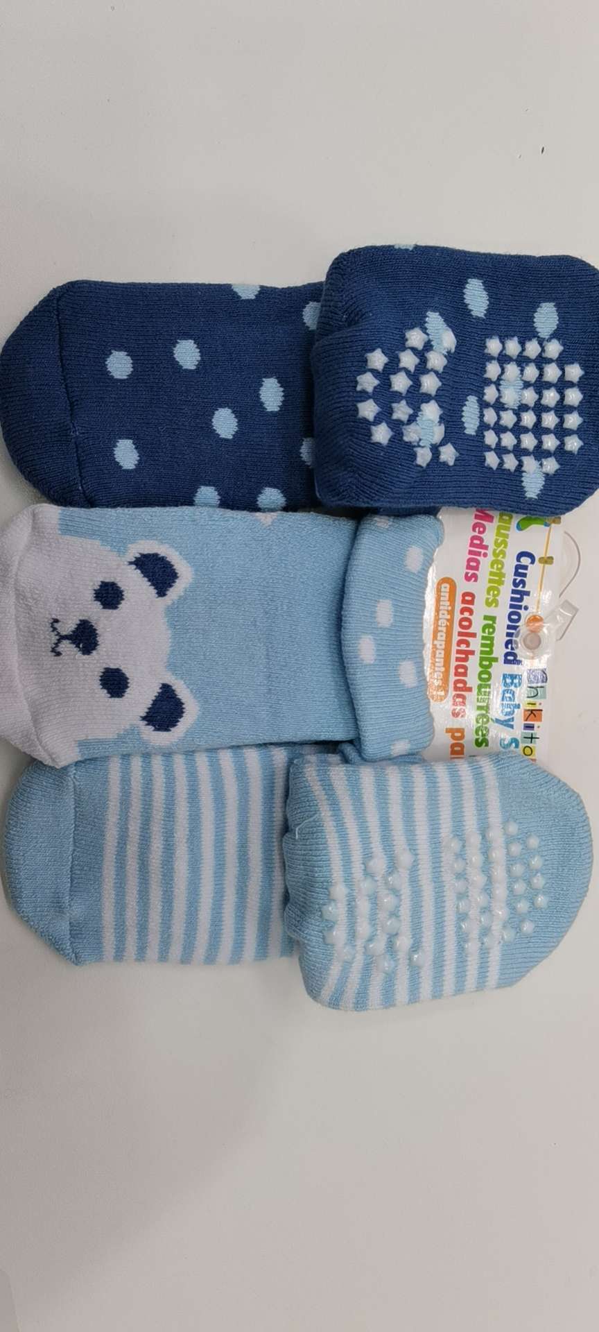加绒卡通童袜细节图