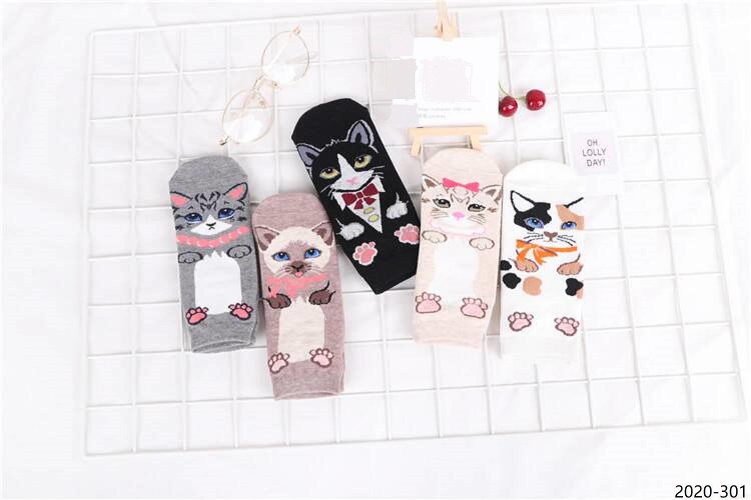 厂家批发白色小蕾丝边舒适清新绿白搭色女船袜详情图7