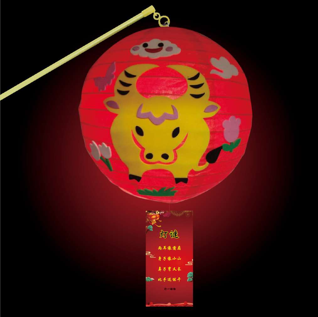 手工纸灯笼DIY灯笼细节图