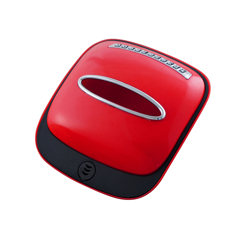 创意车载纸巾盒防滑挂式天窗遮阳板车用抽纸盒餐巾盒汽车内饰用品细节图