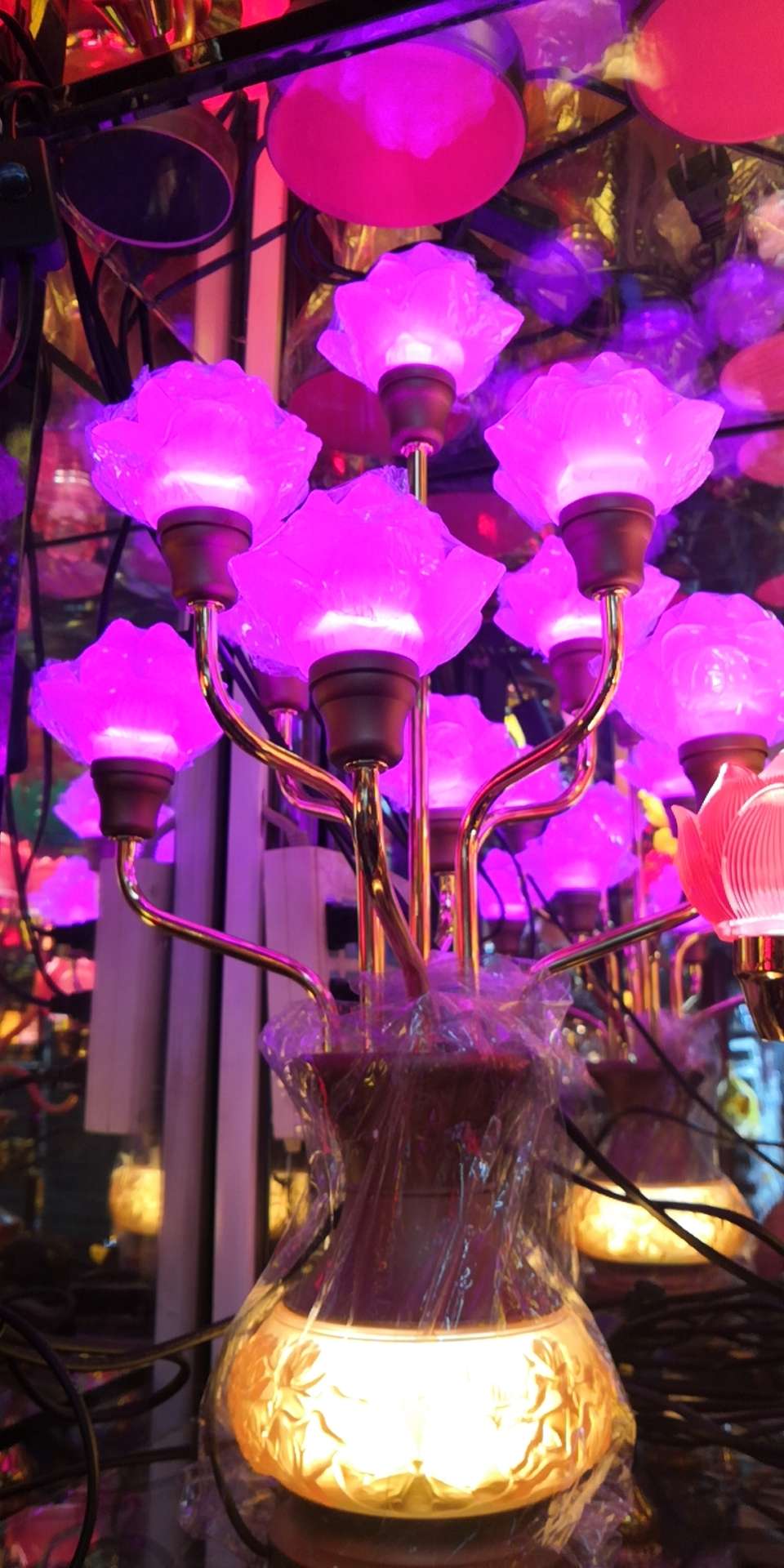 9品浙江省义乌市 铜宫灯德缘工艺莲花灯花灯