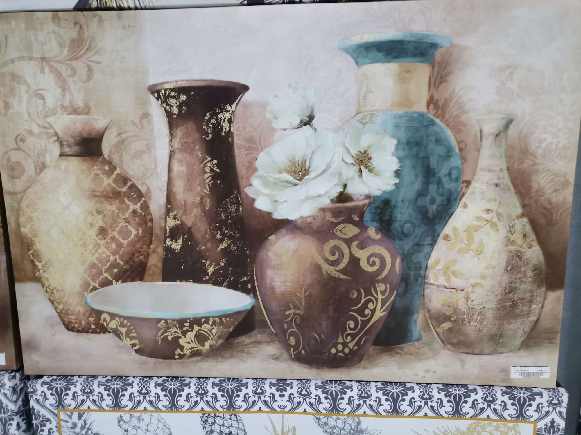 现代新中式装饰画油画居家酒店客厅装饰画10油画