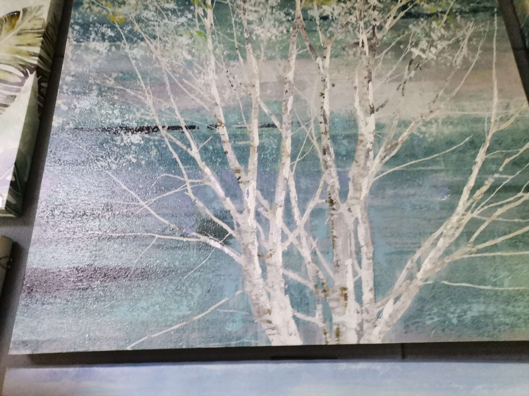 现代新中式装饰画油画居家酒店客厅装饰画08油画