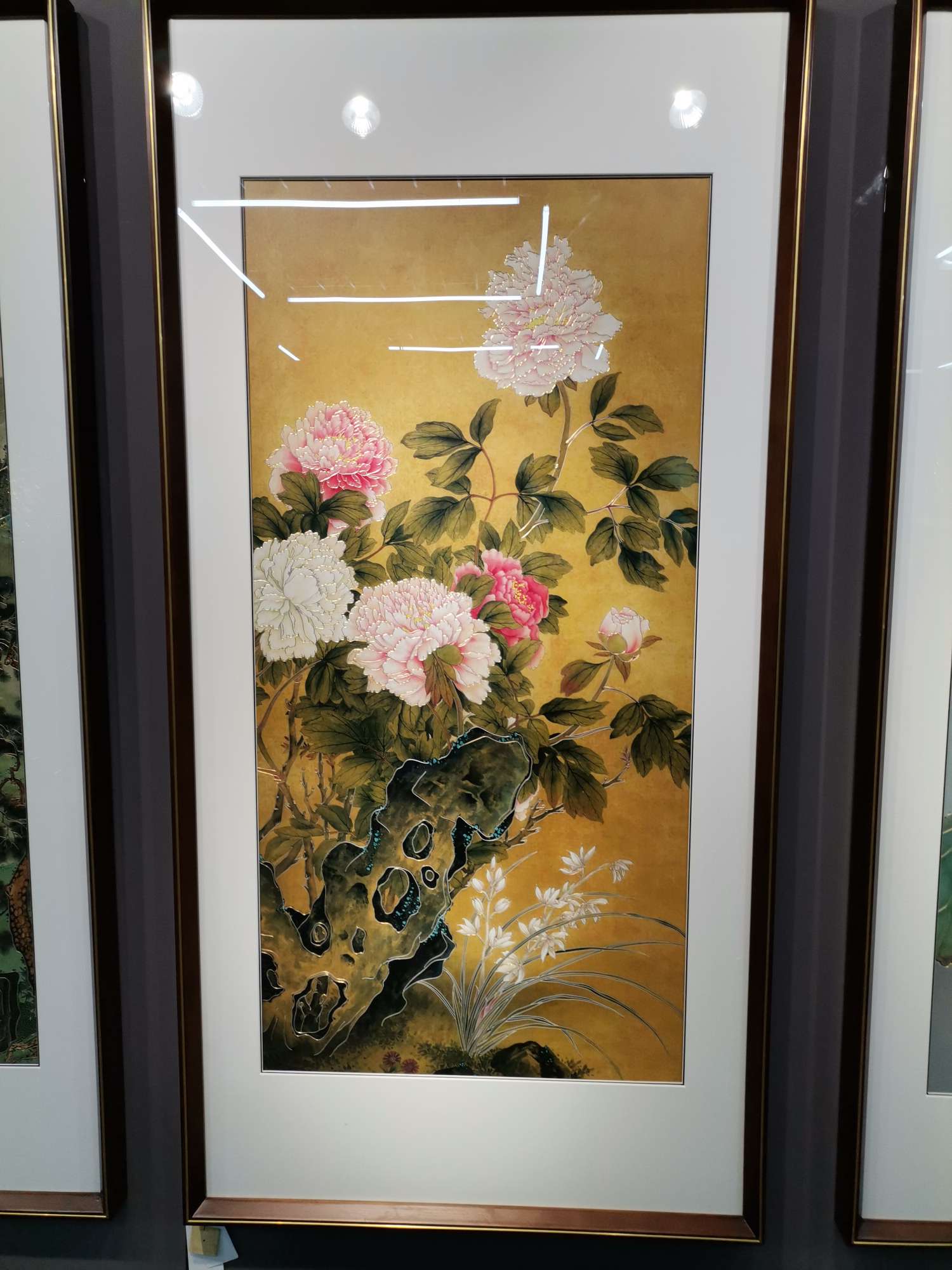 现代新中式装饰画油画居家酒店客厅装饰画01油画
