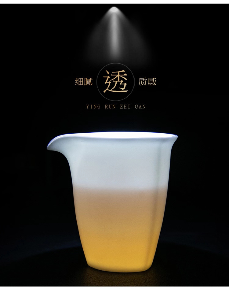 高档茶具套装/羊脂玉茶具/套装细节图